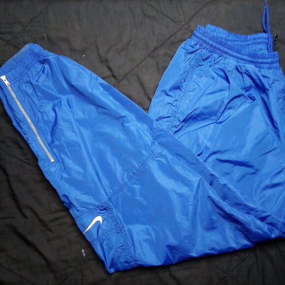 Vintage Nike Team Mesh Lined Wind Pants Joggers Trainers - Picture 1 of 7